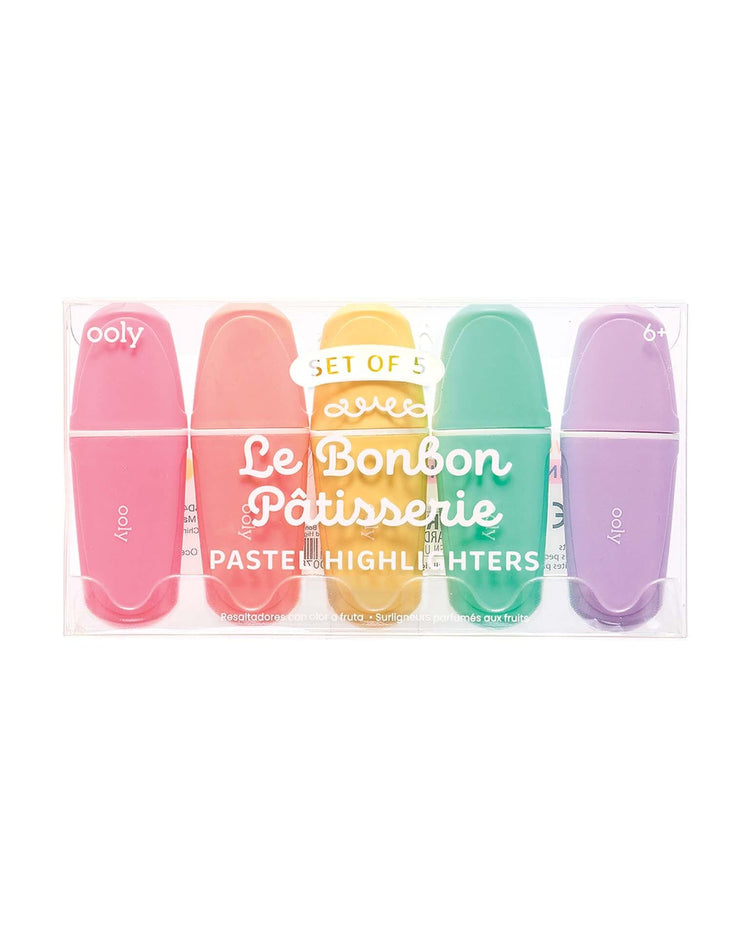 Little ooly play le bonbon patisserie scented pastel highlighters