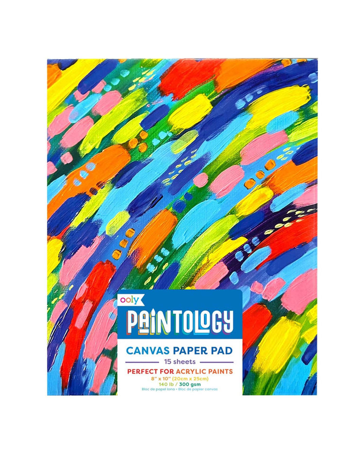 Little ooly play paintology canvas paper pad