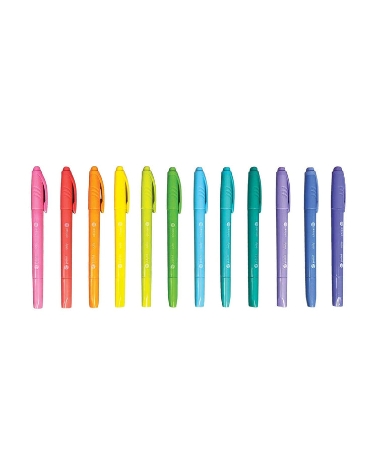 Little ooly play pastel hues dual tip markers - set of 12