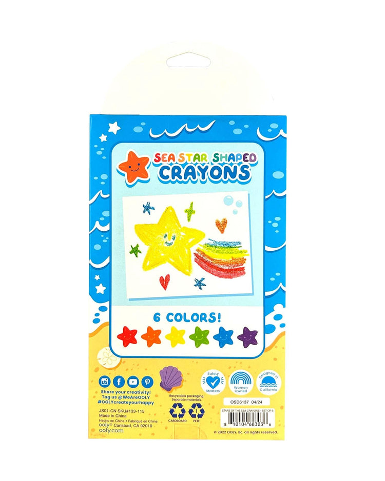 Little ooly play stars of the sea crayons - NEW!