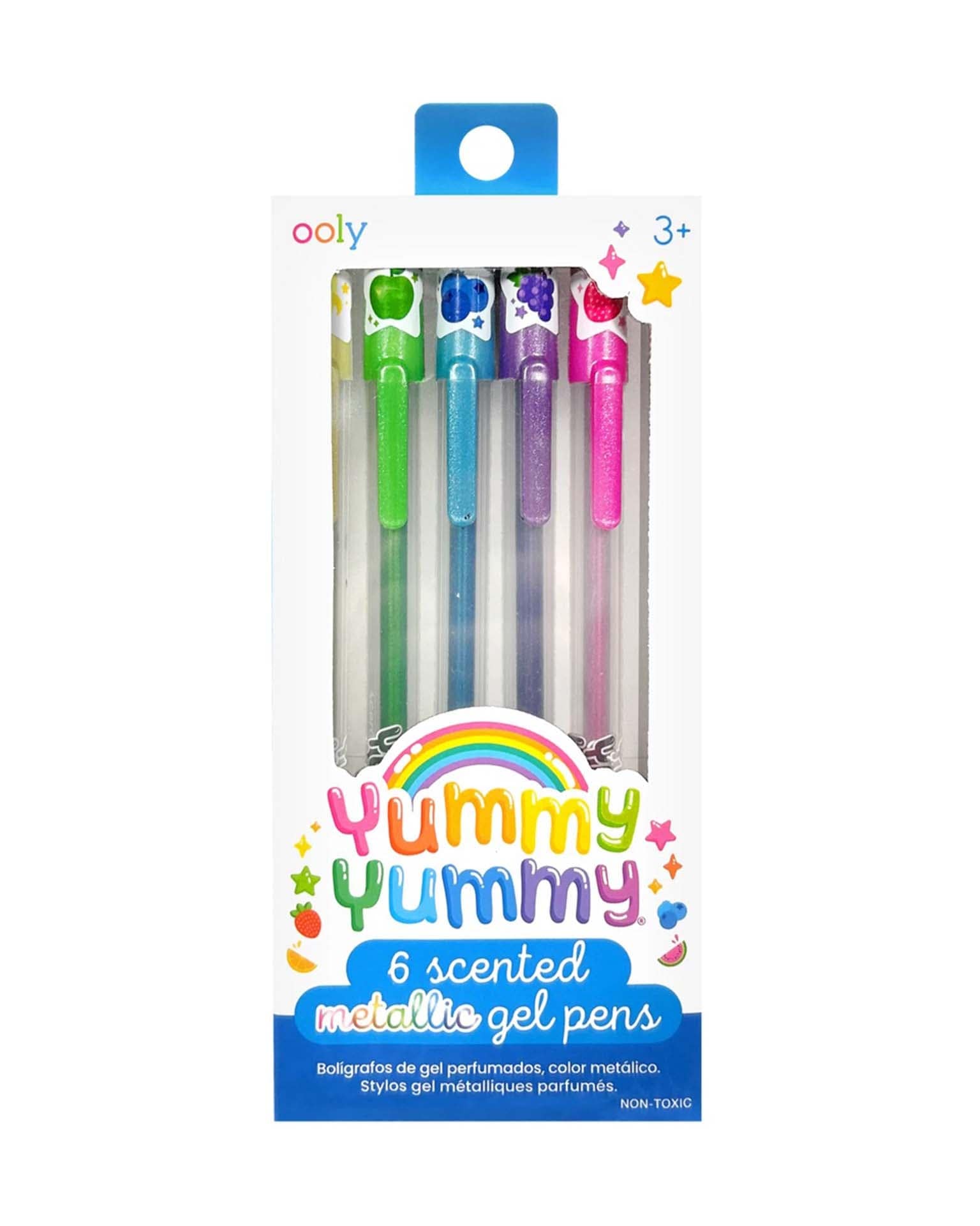 ooly yummy yummy scented gel pens metallic set of 6 at Little