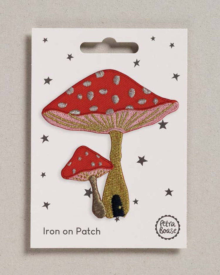 Little petra boase accessories toadstools iron on patch
