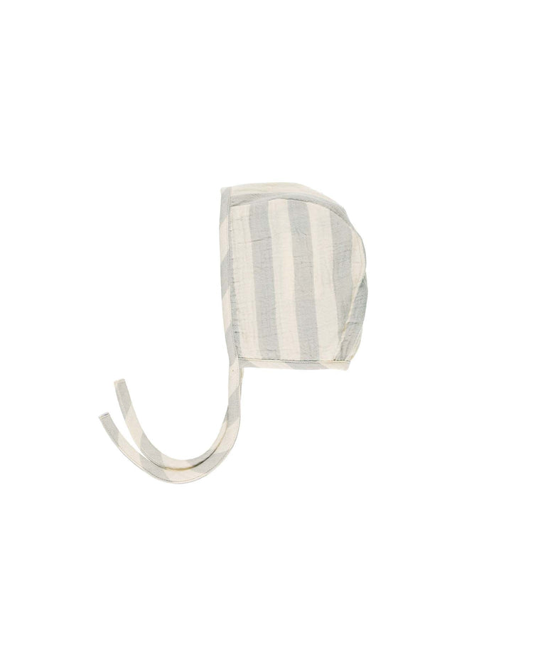 Little quincy mae baby baby bonnet in sky stripe