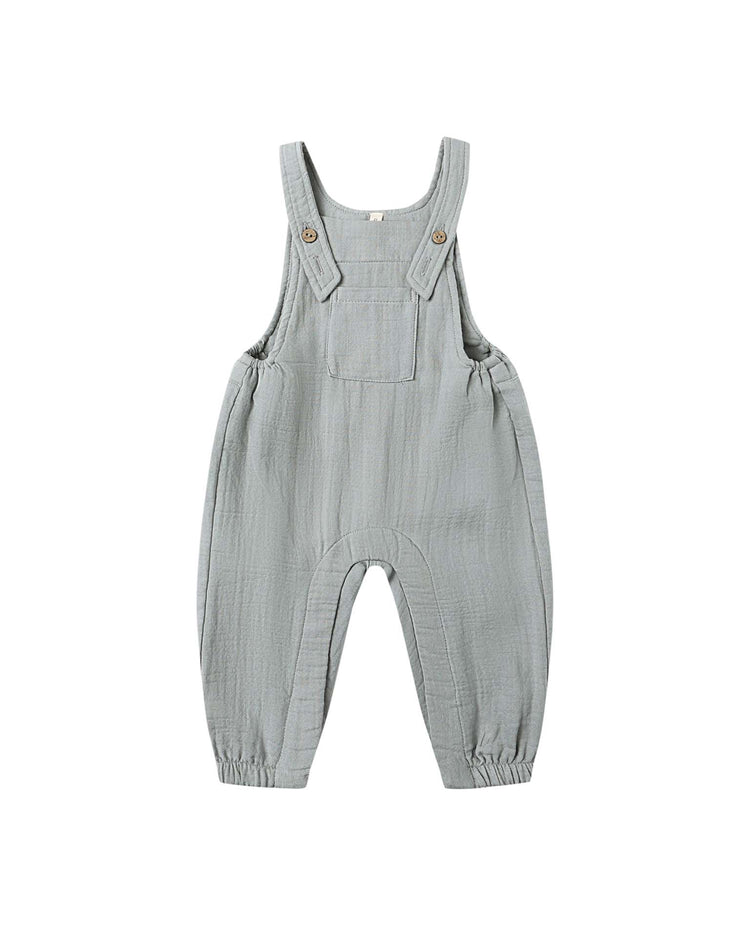 Little quincy mae baby baby overall in steel blue