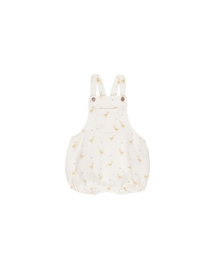 Little quincy mae baby hayes romper in geese