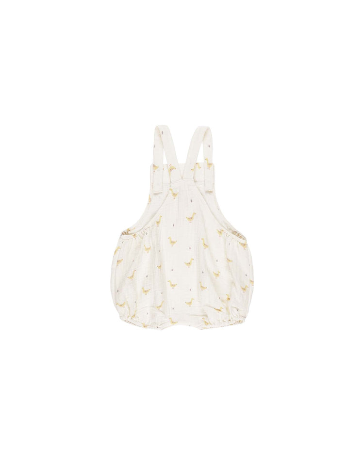 Little quincy mae baby hayes romper in geese