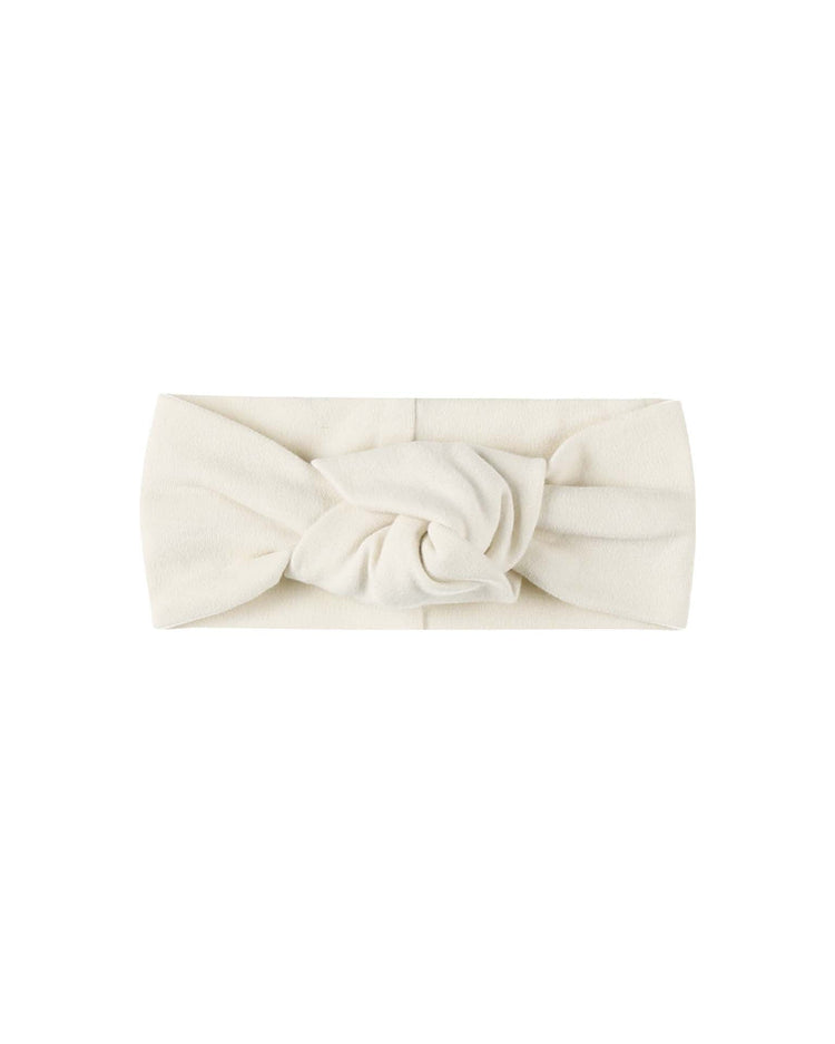 Little quincy mae baby knotted headband in natural