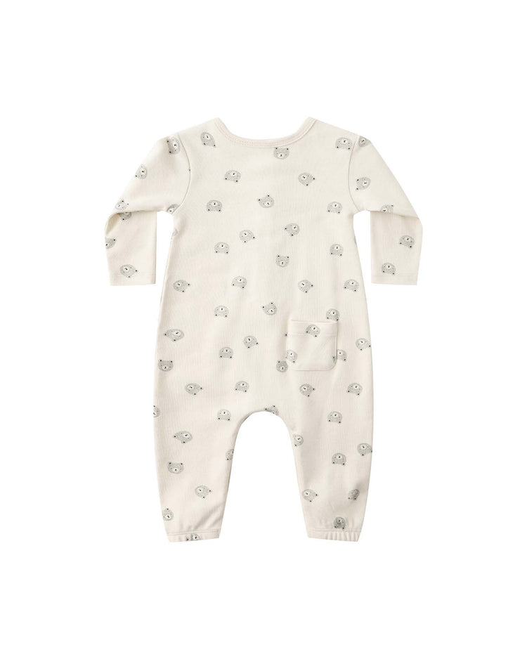 Little quincy mae baby long sleeve jumpsuit in bears