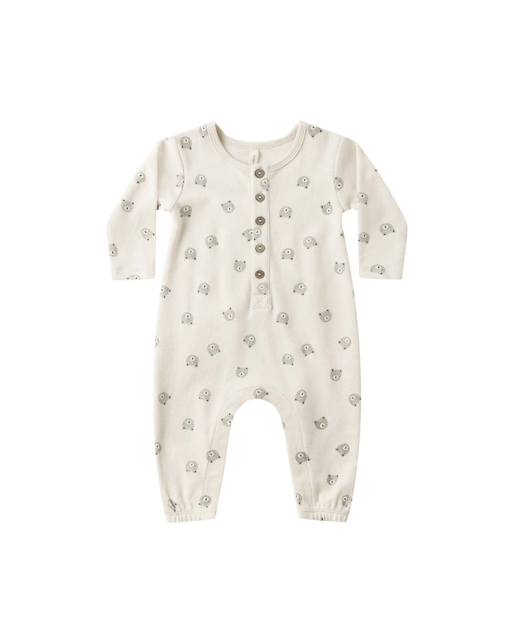 Little quincy mae baby long sleeve jumpsuit in bears