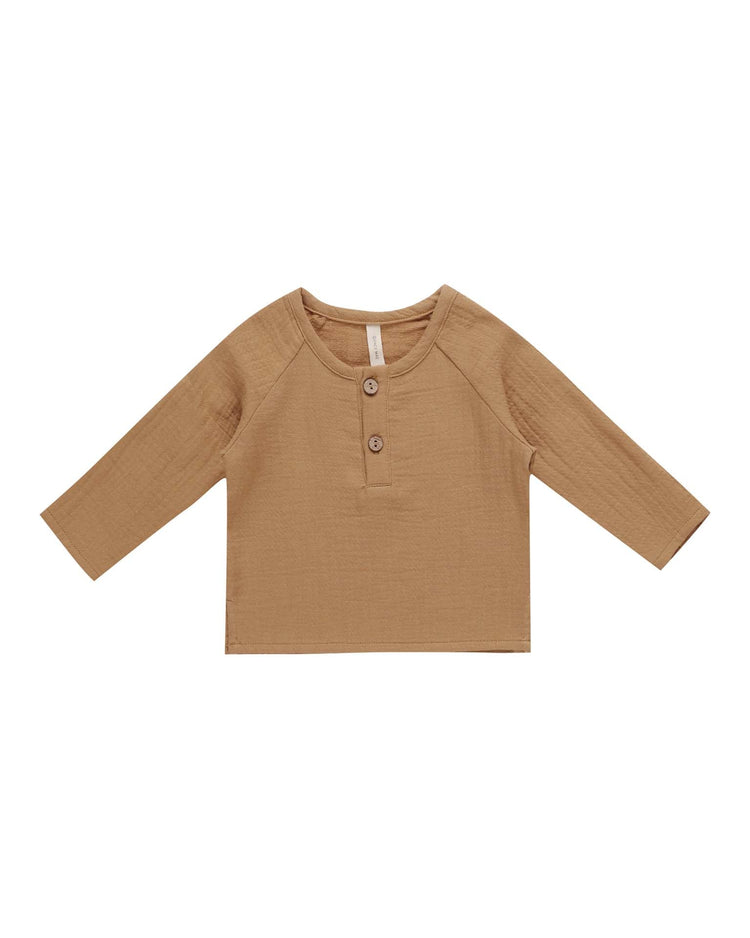 Little quincy mae baby zion shirt in golden