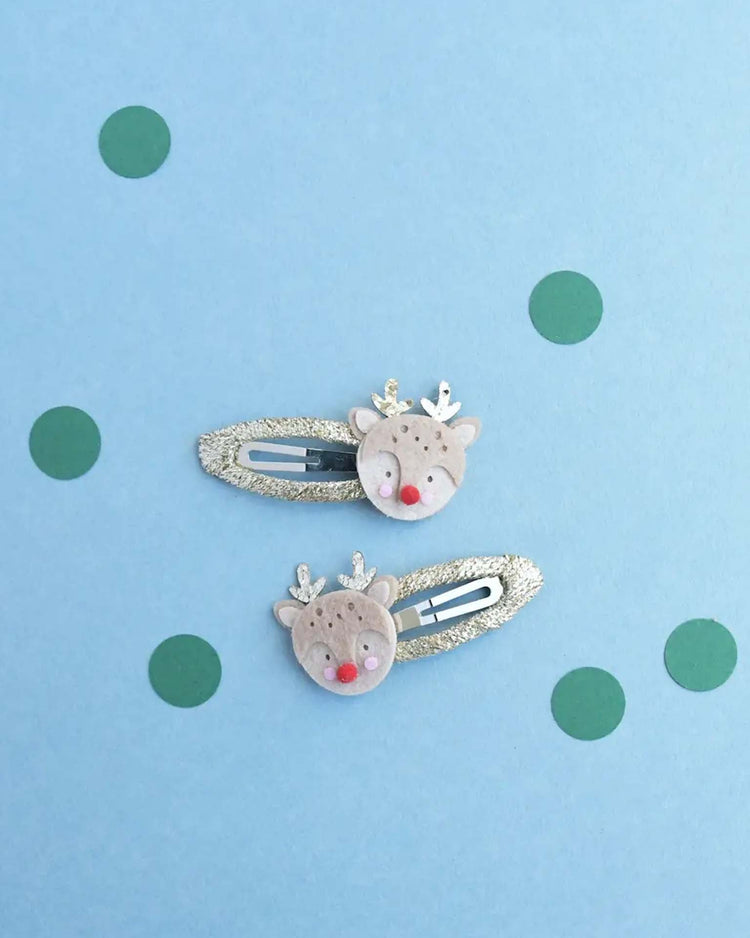 rockahula kids little reindeer clips accessories Little