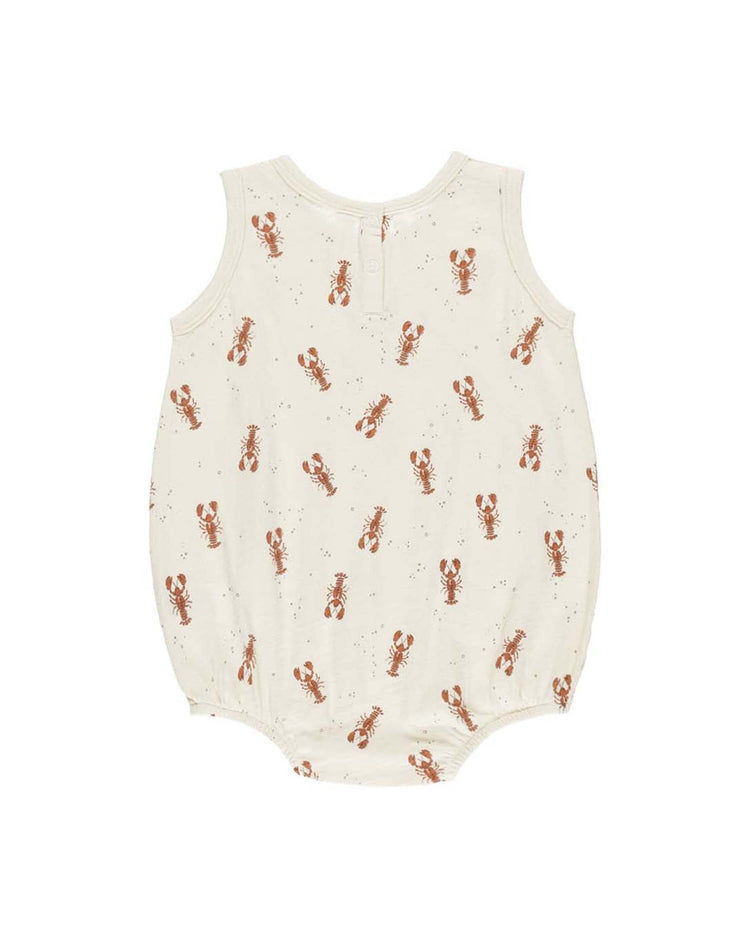 Little rylee + cru baby bubble onesie in lobsters
