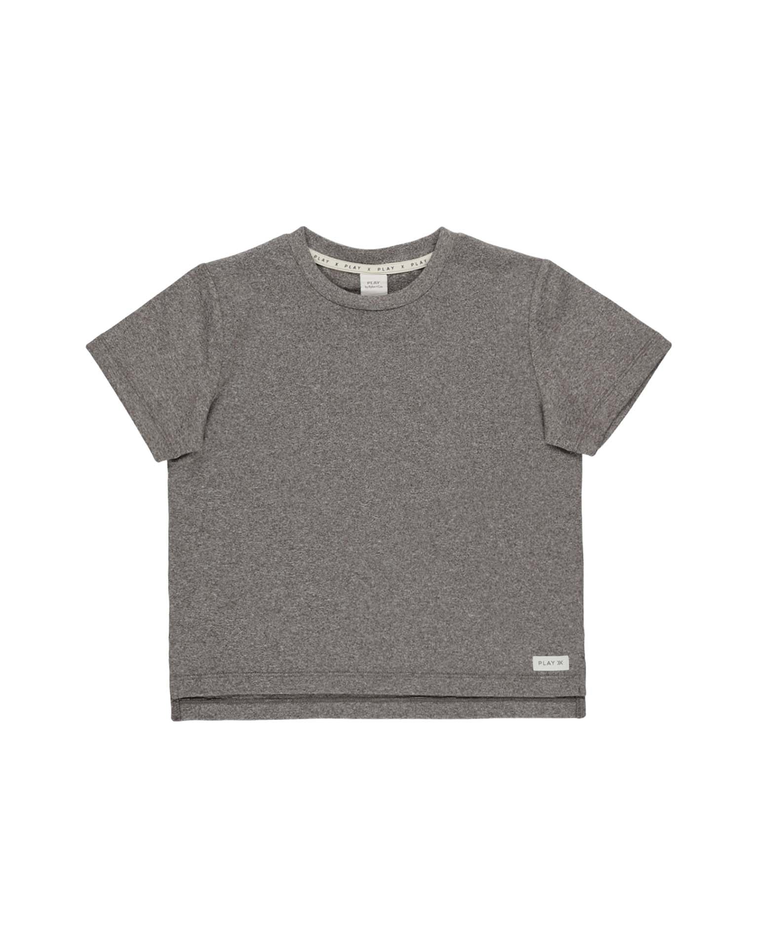 Rylee and Cru Cove Essential Tee - Heathered Grey Rylee and Cru Cove Essential Tee - Heathered Grey