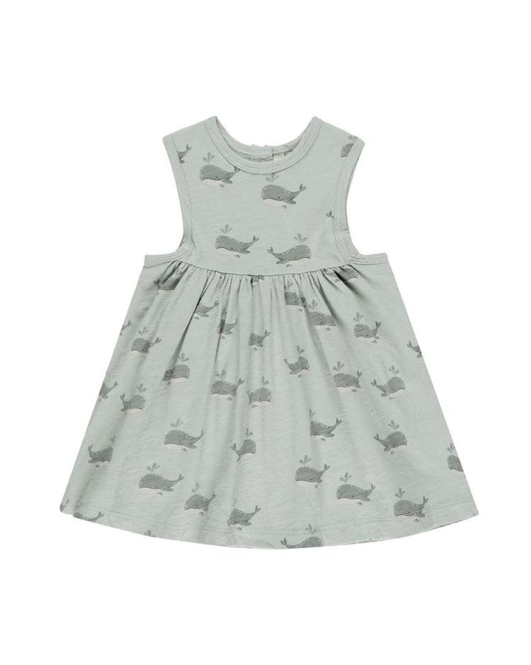 Little rylee + cru baby layla dress in whales