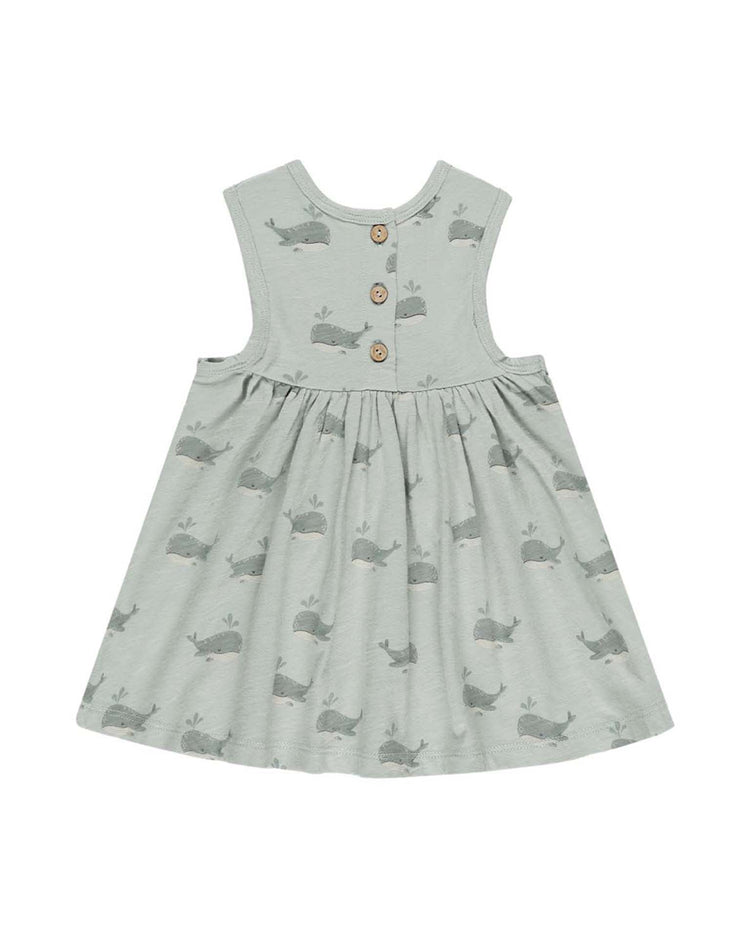 Little rylee + cru baby layla dress in whales