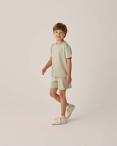 Rylee and Cru Oceanside Tech Short - Heathered Marine main image 1