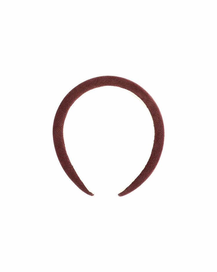 Little rylee + cru accessories padded headband in burgundy