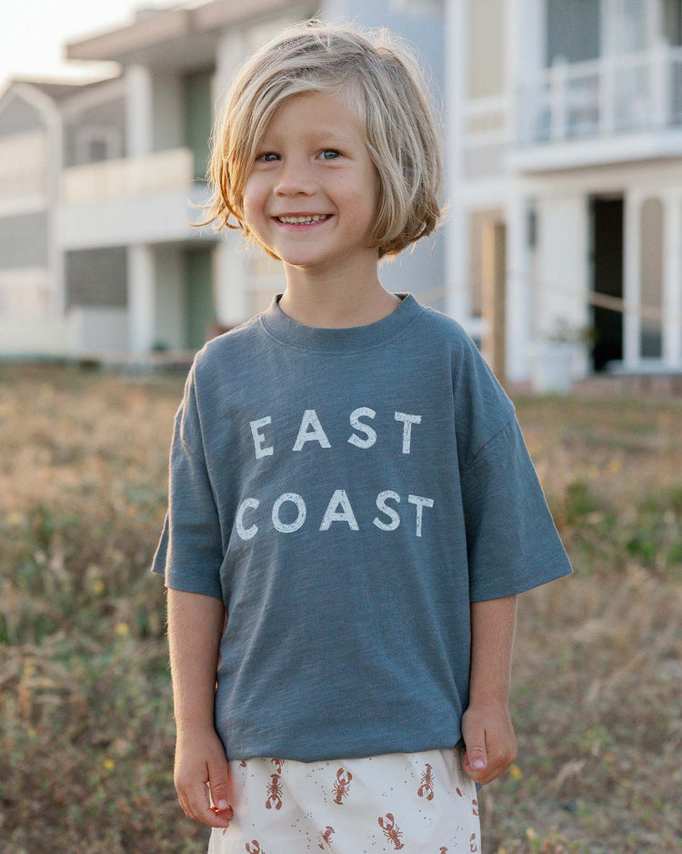 rylee + cru relaxed tee in east coast baby Little