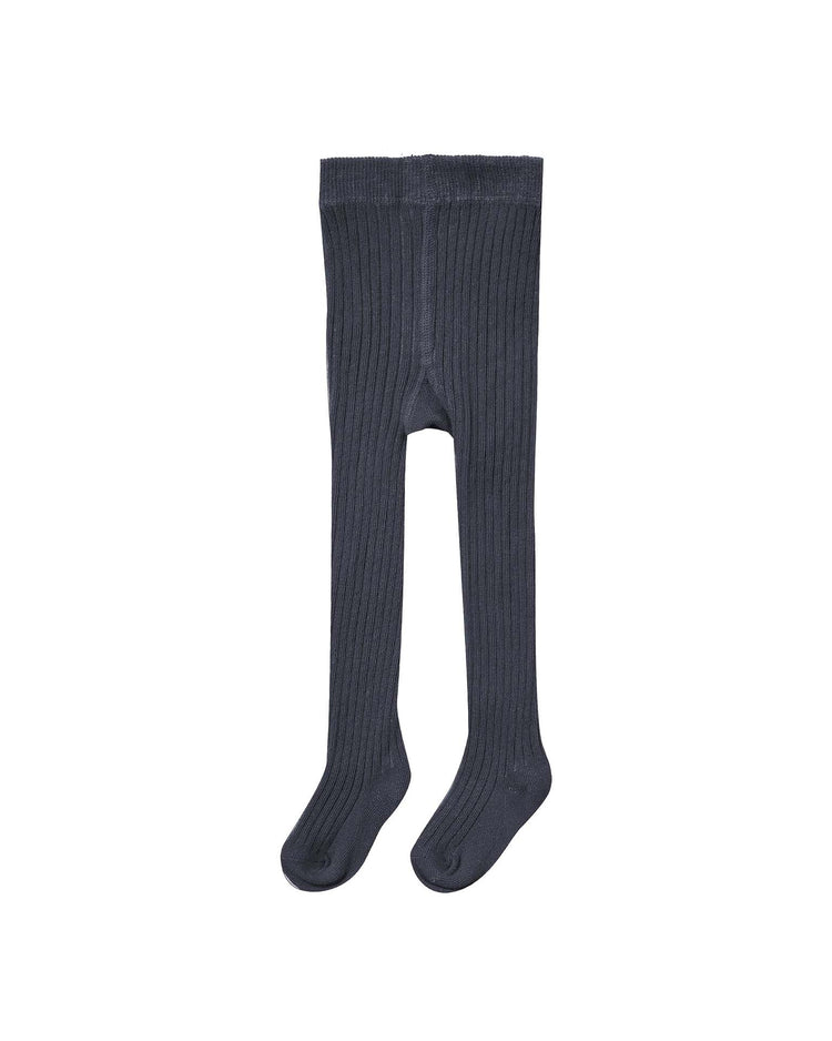 Little rylee + cru accessories ribbed tights in navy