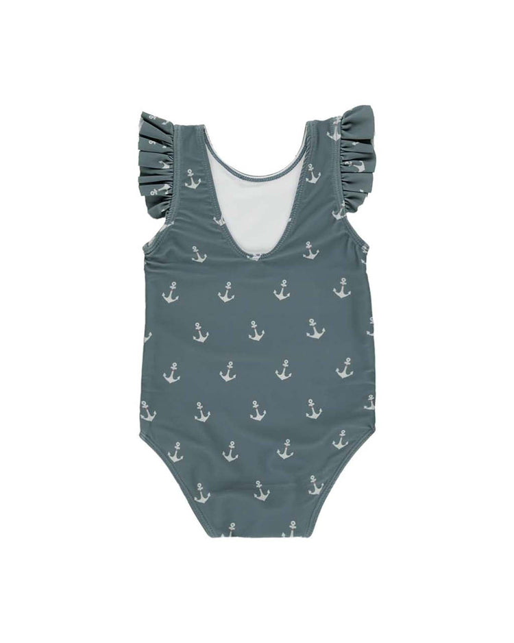 Little rylee + cru baby scoop back onepiece in anchors