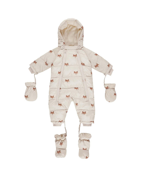 house on the hill baby／Sweat Suit (Ski) rylee + cru snow puffer suit in fox at Little