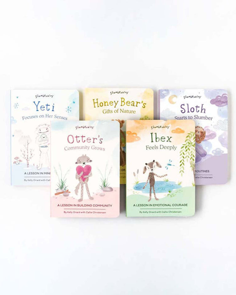 slumberkins a lesson in caring board book set play Little