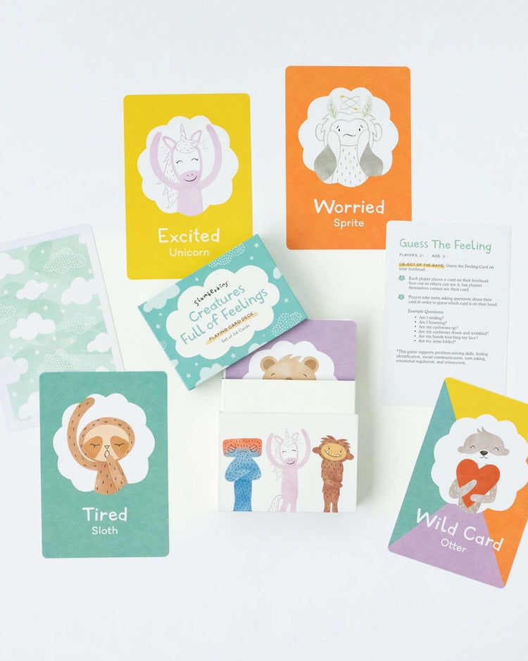 Little slumberkins play creatures full of feelings playing card deck