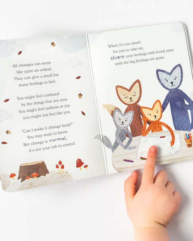 Little slumberkins play fox's navigating change plush set - kin + 2 books