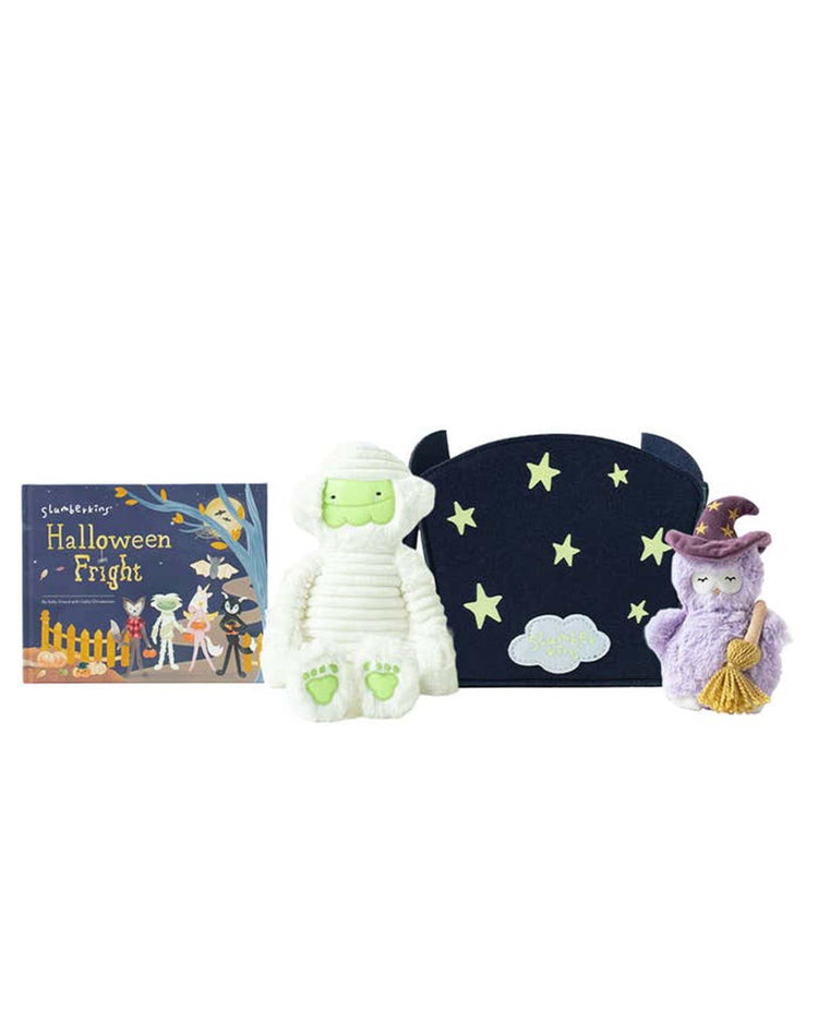 Little slumberkins play mummy kin + owl mini + fright book