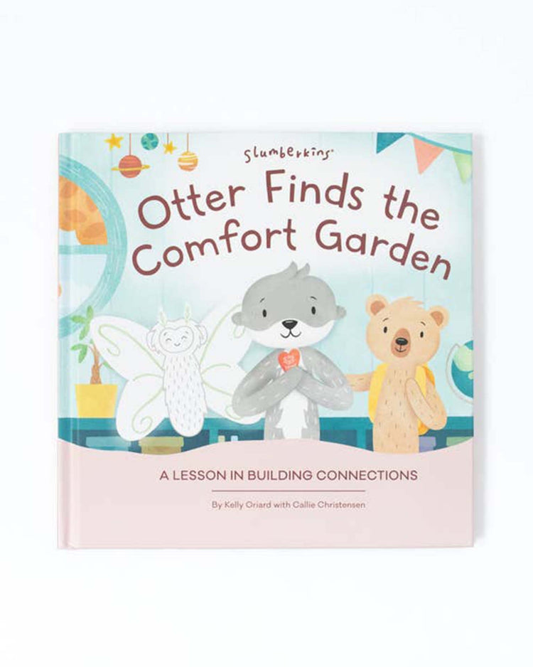 slumberkins otter finds the comfort garden hardcover book play Little
