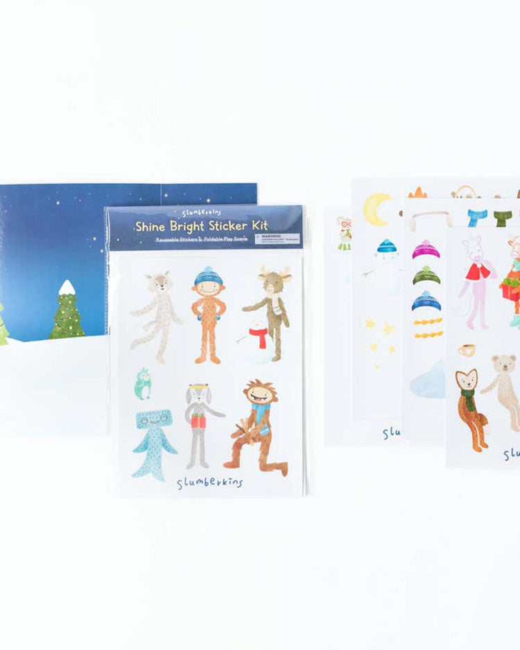 Little slumberkins play shine bright sticker set