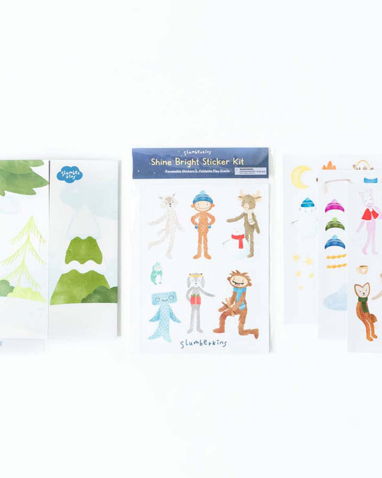 Little slumberkins play shine bright sticker set