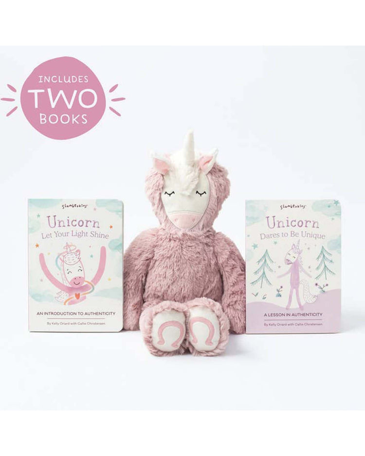 Little slumberkins play unicorn's authenticity set - kin + 2 books