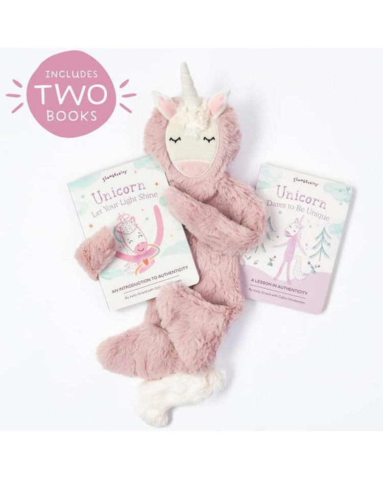 Little slumberkins play unicorn's authenticity set - snuggler + 2 books