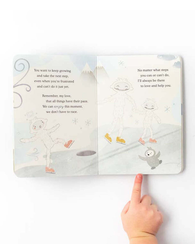 Little slumberkins play yeti greets the world book