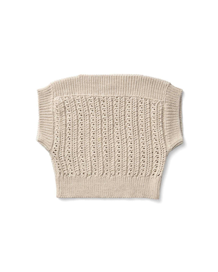 Little soor ploom kids margot vest in linen