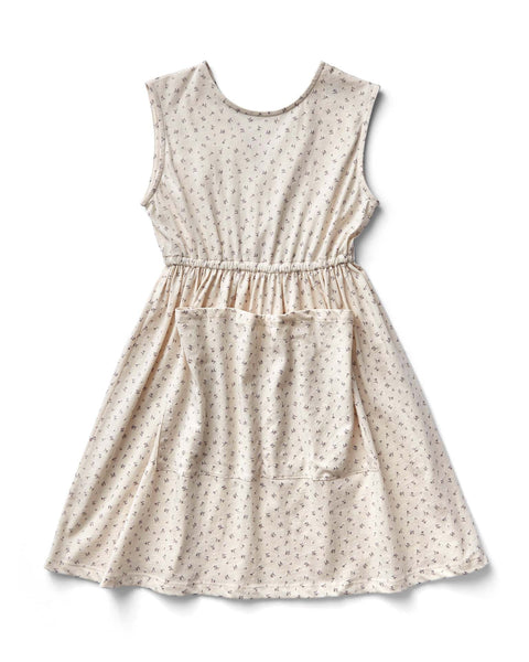 soor ploom pocket dress in frolic print, cloud at Little