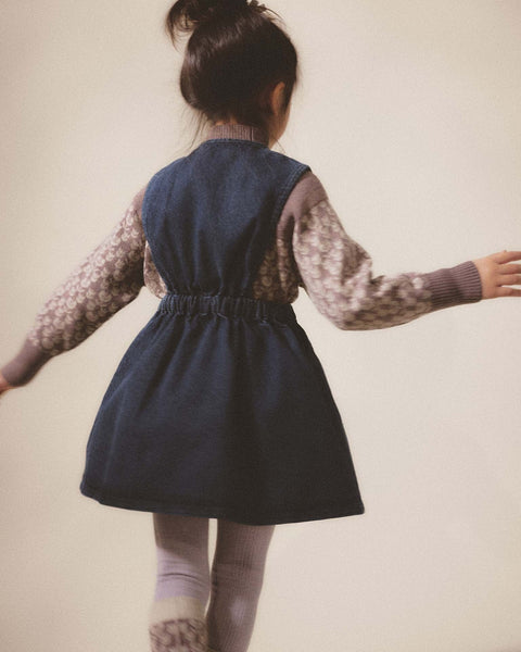 美品 SOOR PLOOM TIPPI PINAFORE Eco Wash 6y SOOR PLOOM / TIPPI PINAFORE - ECO WASH | hi heidi