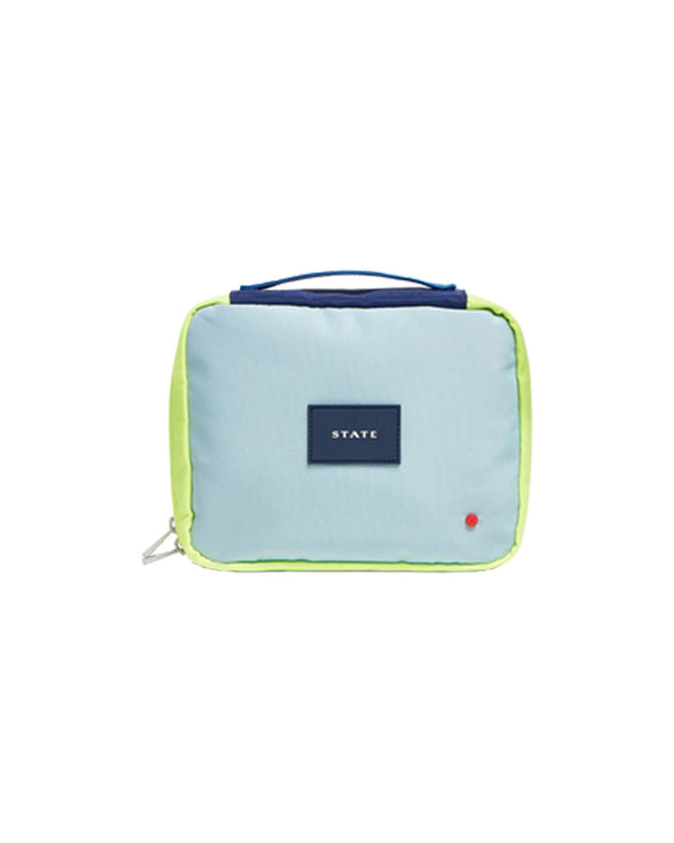 Little state bags accessories bensen toiletry kit in navy + neon