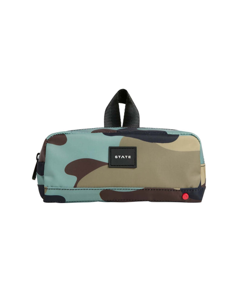 Little state bags accessories clinton pencil case in camo