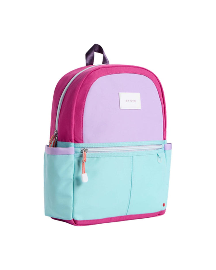Little state bags accessories kane kids backpack in magenta + mint