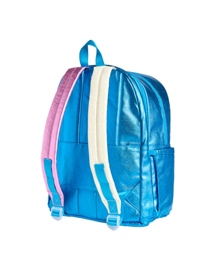 Little state bags accessories kane kids double pocket backpack in blue