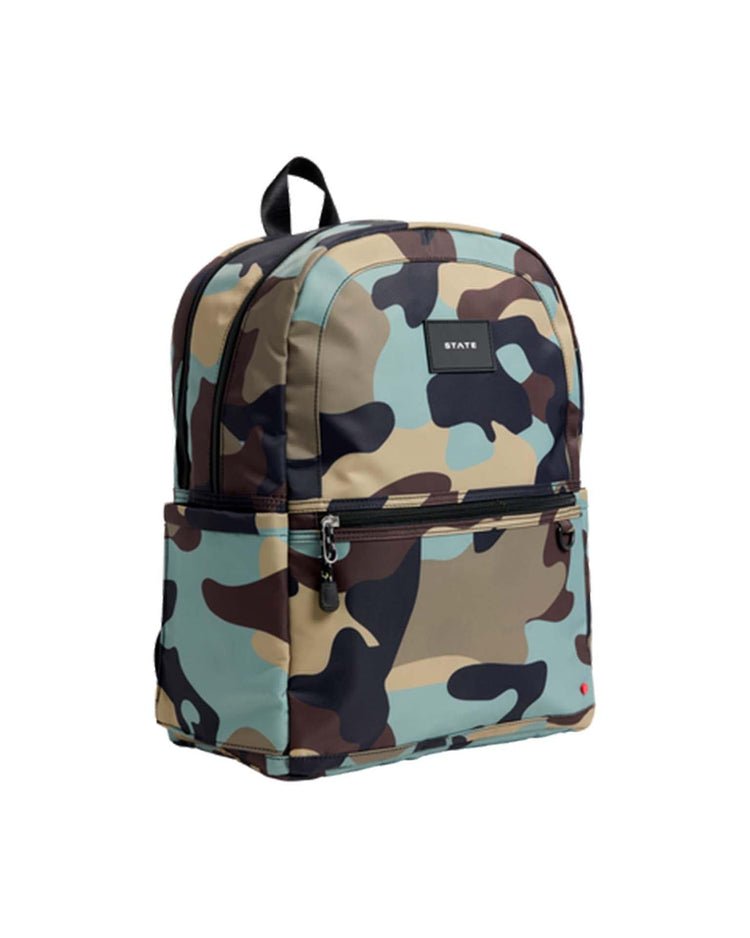 Little state bags accessories kane kids double pocket backpack in camo