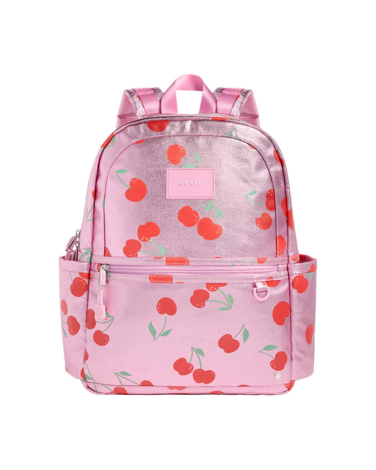 Little state bags accessories kane kids double pocket backpack in cherries