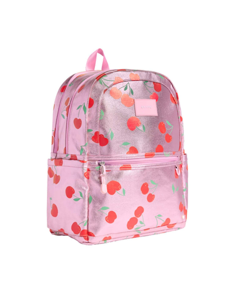 Little state bags accessories kane kids double pocket backpack in cherries
