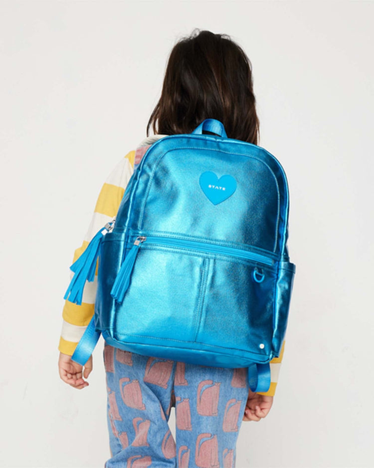 Little state bags accessories kane kids mini backpack in blue