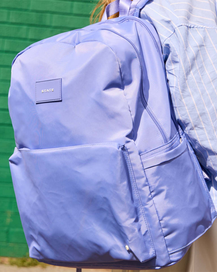 Little state bags accessories reed backpack in periwinkle