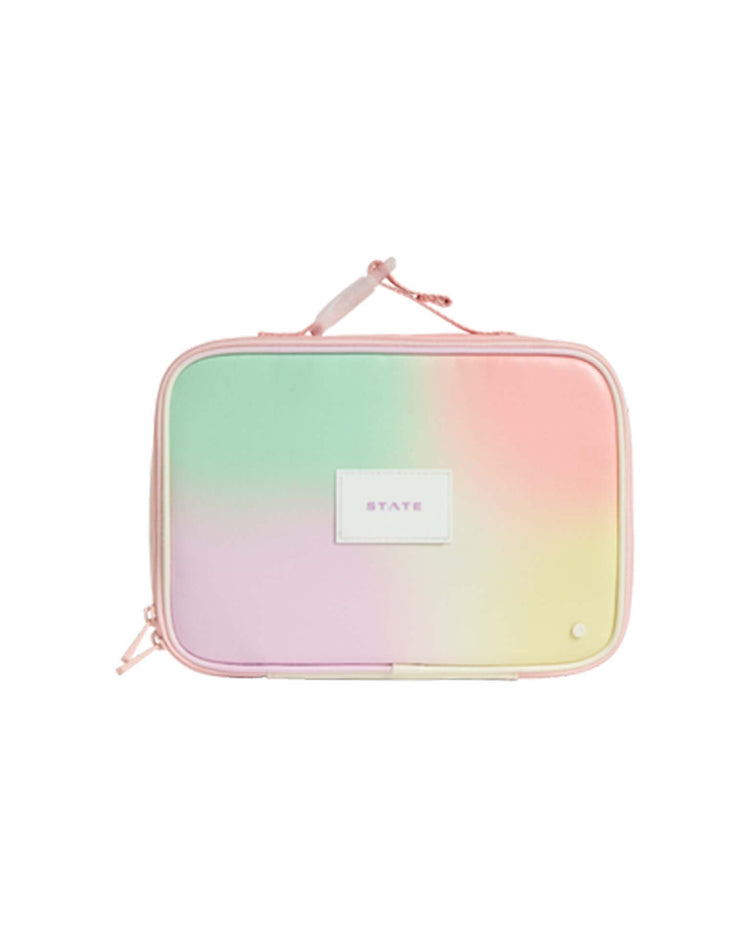 Little state bags accessories rodgers lunch box in tie dye patchwork