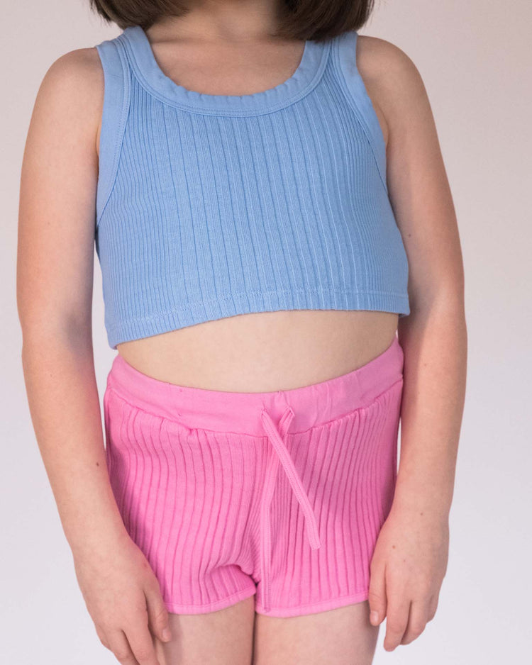 sunchild rio shorts in blush kids Little