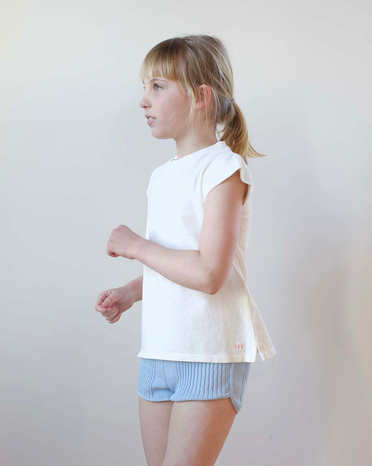 Little sunchild kids salento tee in milk